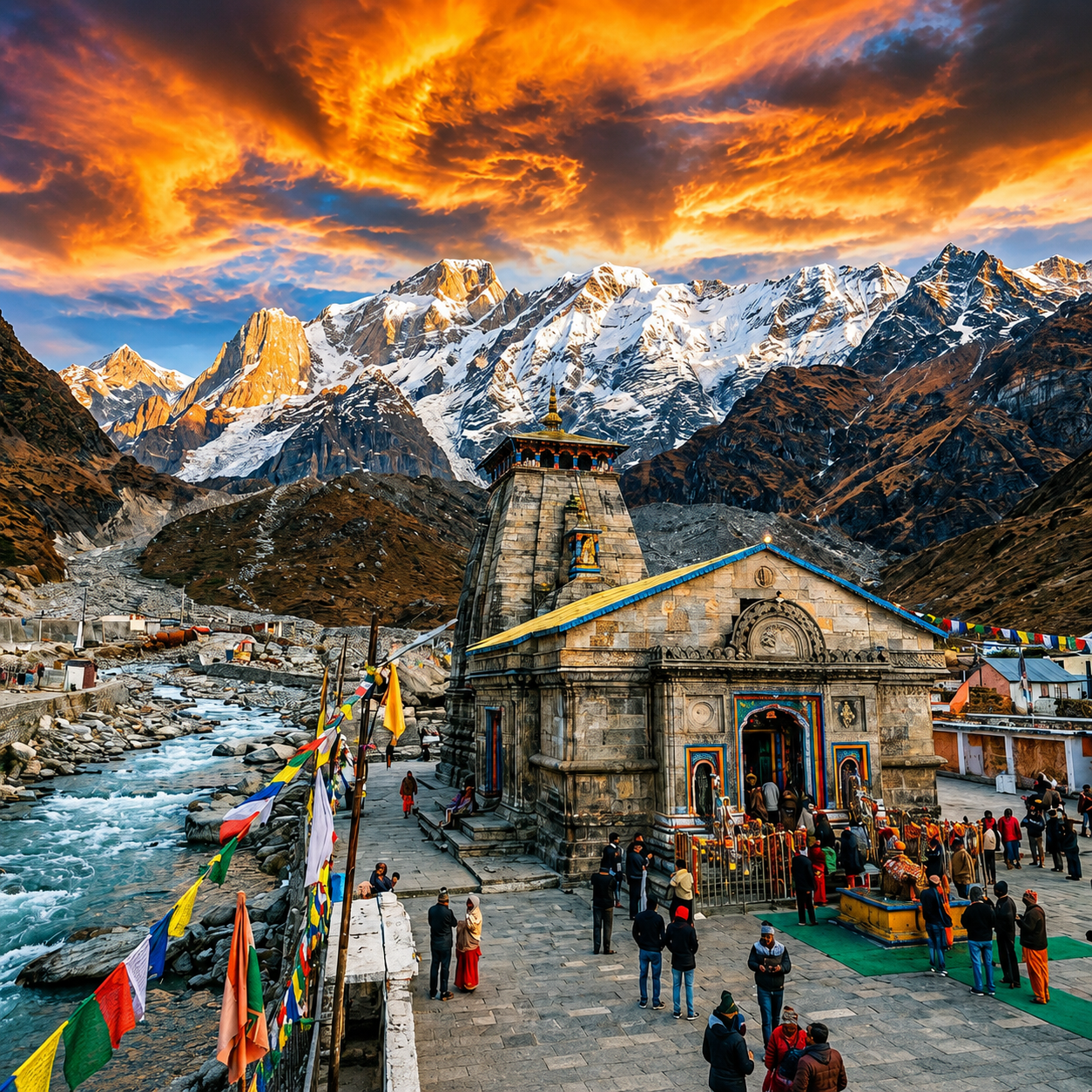 Chardham Yatra 2026 — Kedarnath temple sacred pilgrimage package