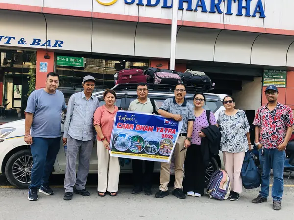 Guests departing for Chardham Yatra